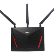 華碩華碩路由器AC86U AC2900M家用雙頻無(wú)線千兆有線5G高速ac68u ac88u RT-AC86U路由器裸機(jī)(二手) 【二手】功能正常，外觀七八成新