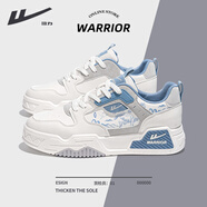 回力男鞋秋冬季加絨板鞋男士保暖休閑運動(dòng)鞋厚底百搭學(xué)生45大碼鞋子男 白藍 43