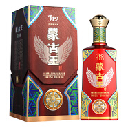 蒙古王白酒 濃香型純糧食酒 高度白酒禮盒裝 52度黃金家族J12單瓶500ml 