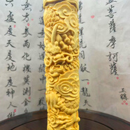 花椒木盤(pán)龍柱文玩手把件小眾擺件文藝家居裝飾品原木雕刻來(lái)料加工 花椒木龍柱【精雕刻12厘米】