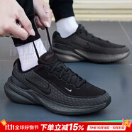 耐克（NIKE）官方 男鞋 25秋新款緩震透氣運動跑步鞋輕盈回彈舒適網(wǎng)面休閑鞋男 001/純黑武士【主推款】 41 (260mm)