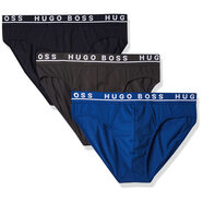 BOSS 男式 彈力棉 3 條裝 Navy/Charcoal/Blue XX-Large