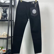 VERSACE JEANS COURTURE范思新款哲快手網(wǎng)紅同款美杜莎牛仔褲男學(xué)生潮流百搭瓦薩琪直筒褲 快手網(wǎng)紅同款美杜莎牛仔褲男學(xué)生潮流百搭瓦薩琪直筒褲
