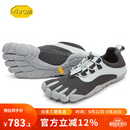 Vibram新款五指鞋春夏輕便透氣赤足跑步運動五趾鞋VRUN Retro 黑灰色(男款) 44