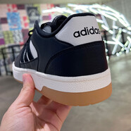 阿迪達(dá)斯 （adidas）男鞋板鞋2025秋季新款休閑鞋透氣輕便舒適百搭運(yùn)動(dòng)鞋 IH7963黑白 41 (255mm)