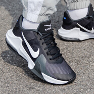 耐克（NIKE）男子籃球鞋 實(shí)戰 緩震 黑白低幫 Air Max Impact 3 DM1124-001/黑白/穩定透氣 43