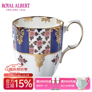 ROYAL ALBERT英國皇家阿爾伯特骨瓷杯馬克杯茶杯古典歐式咖啡杯禮盒單只裝 攝政藍