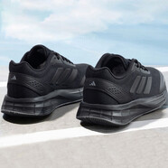 阿迪達斯 （adidas）男鞋跑步鞋 25夏季新款緩震輕便運動(dòng)鞋網(wǎng)面透氣低幫休閑鞋子 DURAMO/黑色/新到貨/曬圖退10 44 （內長(cháng)270mm）