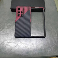 捷威丘適用華為MateX5/x2超薄matex3手機殼MateX2原廠(chǎng)同款碳纖維紋同款超薄殼折Mx2經(jīng)典藏版疊屏凱夫同 pc高品質(zhì)（黑紅）超薄 華為 Mate X2