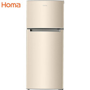 奧馬（Homa） BCD-130GN 130升 雙門(mén)冰箱家用租房辦公室 大冷藏雙開(kāi)門(mén) 標準