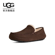 UGG秋季新款男士舒適便鞋休閑樂福鞋豆豆鞋1174583DDC|可可粉棕色42