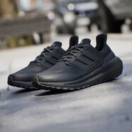 阿迪達斯（adidas）正品男鞋2026款時(shí)尚低幫緩震運動(dòng)鞋網(wǎng)面透氣休閑鞋跑步鞋老爹鞋 HP6414/BOOST-黑色 40.5