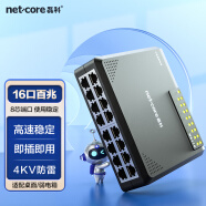 磊科（netcore）NS116 16口百兆交换机 家用网络分流器 企业办公监控交换器 高速分流器网线分线器 