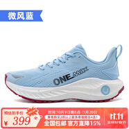ONEMIX玩覓覓氧避震鞋超輕運(yùn)動跑步鞋柔彈網(wǎng)面男女鞋戶外慢跑鞋訓(xùn)練鞋 微風(fēng)藍(lán) 44