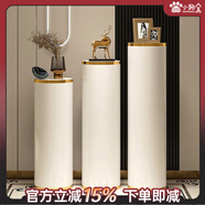 小狗窩 旋轉鞋柜門(mén)口家用簡(jiǎn)約時(shí)尚創(chuàng  )意一體柜入戶(hù)輕奢鞋架收納帶消毒 輕奢金邊 32直徑105CM高 7層常規