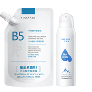MAIGOOLEb5水楊酸面膜溫和博士保濕舒緩清潔肌膚涂抹泥膜男女士 組合效果更佳 300g 面膜+補(bǔ)水噴霧
