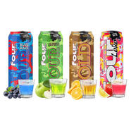 FOUR LOKO四洛克進口預(yù)調(diào)雞尾酒果味酒派對網(wǎng)紅微醺特調(diào)酒瓶裝 藍果莓+蘋果+柑橘+草莓