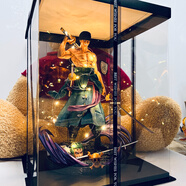 軒島海賊王手辦路飛索隆航動(dòng)漫周邊模型機(jī)箱桌面擺件玩具男生生日禮物 夢(mèng)幻索隆24cm【禮盒款】 10-14十15歲+61男孩二次元主機(jī)手辦男士
