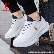 喬丹男鞋運(yùn)動(dòng)鞋男跑步鞋2025秋季網(wǎng)面透氣休閑鞋減震旅游鞋男士鞋子R 喬丹白/新星藍(lán)-224B 皮面加絨 42