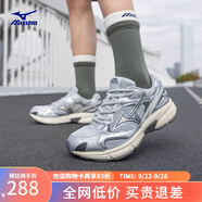 美津濃（MIZUNO）【SPEED 2K】千禧復古跑鞋男女同款運動鞋緩震舒適透氣跑步鞋 17/冰川灰 38 (240mm)