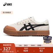 亞瑟士ASICS男鞋休閑鞋運(yùn)動(dòng)復(fù)古板鞋舒適耐磨 COURT TRAIL 米白/黑色205 41.5