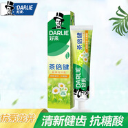 DARLIE好來（原黑人）茶倍健牙膏龍井綠茶清新口氣家庭裝大支裝 杭菊龍井140g
