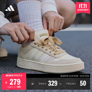 adidas「小鋸齒」D-PAD CLASSIC休閑美高風(fēng)復(fù)古籃球板鞋阿迪達(dá)斯   乳白色/魔力淺褐/奇妙白   42