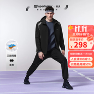 海瀾之家行政夾克男25新輕商務經典系列印花外套男春HWJAW1W018A 深灰鑲拼B9 S /165/84A