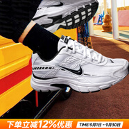耐克（NIKE）官方 艦店男鞋 25秋新款緩震運動鞋厚底增高休閑鞋透氣跑步老爹鞋 黑白色/復(fù)古潮流【百搭】偏小 40.5 碼（內(nèi)長255mm）