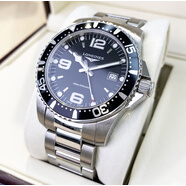 【二手99新】浪琴LONGINES康卡斯全自動(dòng)手表男士機(jī)械石英腕表300M潛航夜光瑞士品牌十大鐘表 【41石英黑盤】L3.740.4.56.6