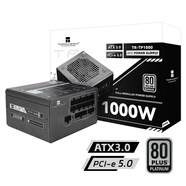 Thermalright(利民)  額定1000W TR-TP1000 ATX3.0電源 白金全模組 原生PCIE5.0 全日系電解電容 14CM小機身