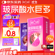 第六感超薄避孕套 玻尿酸72只 顆粒安全套套003男女用成人情趣計生用品