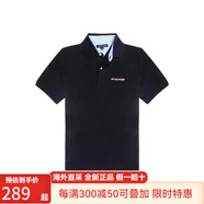 Tommy HilfigerSS23 純色LOGO印花短袖polo衫 男款 001黑色 M