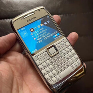 諾基亞（NOKIA）E71 全鍵盤(pán)直板按鍵移動(dòng)聯(lián)通3G拍照音樂(lè )學(xué)生備用老人手機 黑色  聯(lián)通移動(dòng)版本 256MB x 套餐三