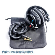 SONY AXSM國行SONY/索尼7506耳機mdr 7506有線(xiàn)頭戴式降噪耳機全封閉式 黑色 7506  國行