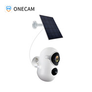 賽唯跨境太陽(yáng)能監控攝像頭家用低功耗長(cháng)待機語(yǔ)音對3MPwifi S3Onecam款+太陽(yáng)能板+內置電池