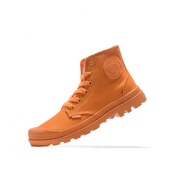 帕拉?。≒ALLADIUM）法國潮牌帕拉丁男鞋高幫休閑帆布板鞋女工裝馬丁靴 桔色 38 偏大一碼，請拍小