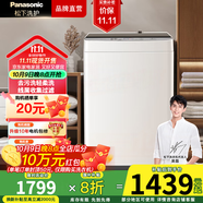 松下（Panasonic）10公斤波輪洗衣機(jī)全自動(dòng)家用大容量 清凈樂系列除螨洗 毛毯洗 線屑收集過濾 桶自潔免清洗 XQB100-T2F1