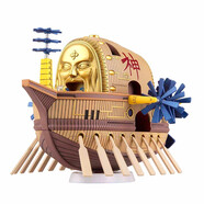 萬(wàn)代（BANDAI）海賊王船拼裝模型手辦玩具 航海王海賊船 動(dòng)畫(huà)周邊擺件 小版艾尼路的船