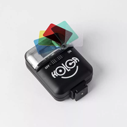 TKHEOLGA全新12MFC可變色閃光燈120和135相機通用12S閃光燈微型迷你 黑色