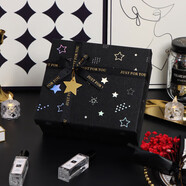 TaTanice 禮盒空盒 生日禮物盒禮品包裝盒伴手禮盒 炫黑星空小號