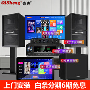奇聲家庭ktv音響套裝點(diǎn)歌機(jī)卡拉ok點(diǎn)唱一體機(jī)家用家庭影院K歌會(huì)議室設(shè)備全套電視客廳音箱專業(yè)唱歌組合 震撼版+16寸點(diǎn)歌機(jī)+話筒+炮