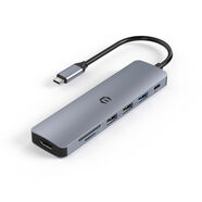 TOTU USB C 集線器 7合1 USB集線器 4K HDMI 100W PD 轉(zhuǎn)換器