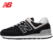 NEW BALANCE NB男鞋女鞋2024春季新款574复古透气休闲鞋耐磨缓震运动鞋跑步鞋 ML574EVB/黑色/574系列 40