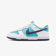 耐克（NIKE）DUNK LOW GS 運動(dòng)休閑滑板鞋  賽車(chē)粉 閃電藍HF4794-345 36.5