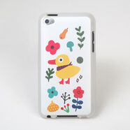 萬(wàn)浮生適用蘋(píng)果 itouch4 硅膠保護殼 彩繪手機殼 ipod touch4 保護套軟保護殼 配件 小黃鴨花【軟殼抗摔】送鋼化膜 iPhone 其他型號