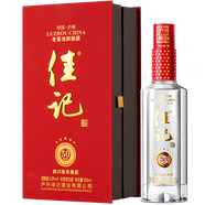 佳記瀘州佳記  純糧釀造 經典瀘香 自飲送禮 禮盒裝 濃香型白酒  高度 52度 500mL 1瓶 瀘州佳記50窖藏