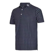 GOLF2024新款高爾夫服裝FJ男士短袖T恤夏季Polo衫球衣26914 深藍(lán)色 預(yù)售款3天左右 XL