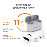 拜雅（beyerdynamic） 費蘭朵 FREE BYRD 真無(wú)線(xiàn)主動(dòng)降噪藍牙耳機音樂(lè )入耳式 安卓蘋(píng)果通用 藍牙5.2 灰色 【送禮推薦】