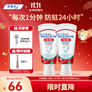舒適達護釉健兒童牙膏2-6歲防蛀含氟 65g*2支草莓味 護齦固齒 熱門商品